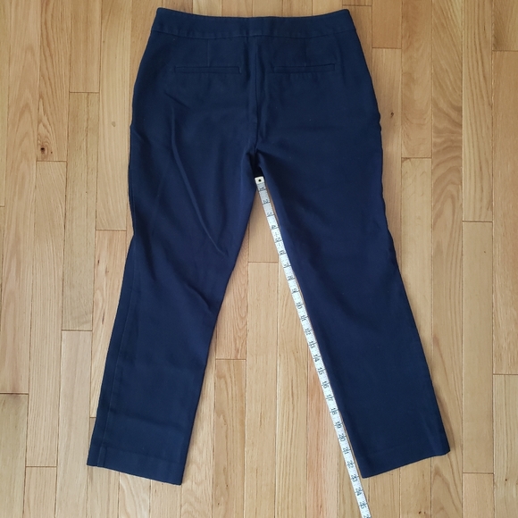 Ann Taylor Cropped Navy Trouser - Picture 4 of 6